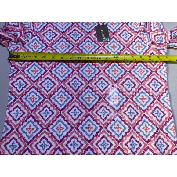 Style&Co. Womens Small Pima Cotton Shirt 3/4 Sleeve - Picture 5 of 9